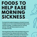 How to Handle Nausea and Morning Sickness