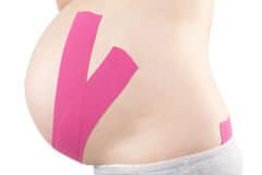 Kinesiology Tape for Pregnancy Discomfort Relief
