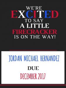 Free printable July pregnancy announcement signs from HealthyPregnancy.com