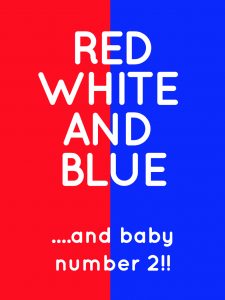 Free printable July pregnancy announcement signs from HealthyPregnancy.com