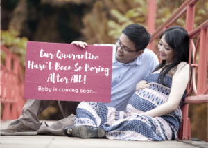 Cute Quarantine Pregnancy Announcement Ideas 3